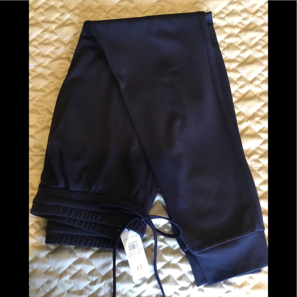 NWT-ANN TAYLOR BLUE JOGGERS